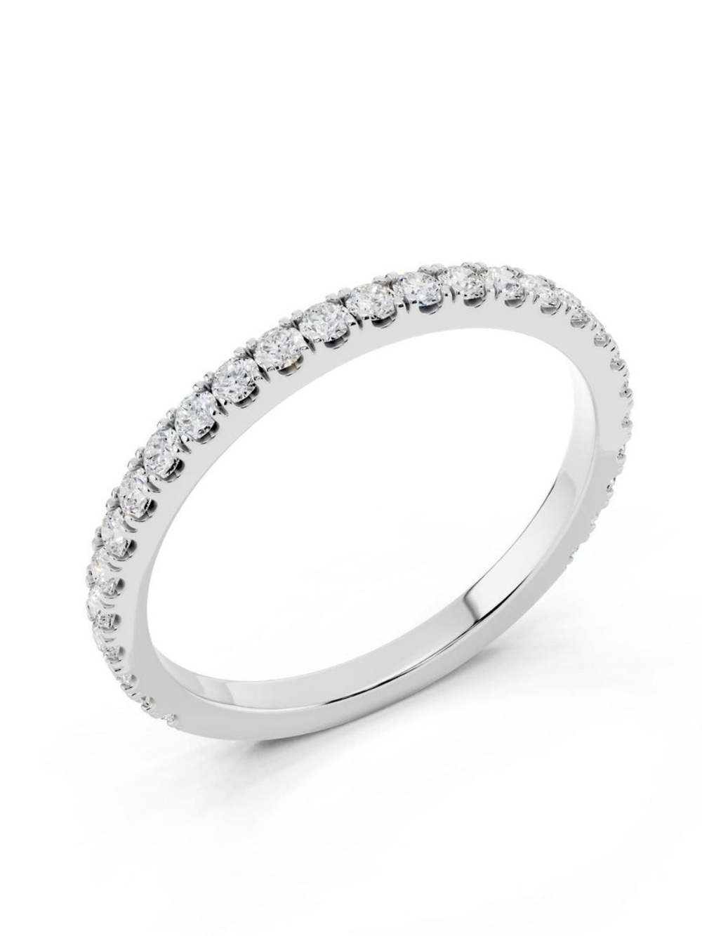 Petite Diamond Pavé Band 14K Gold